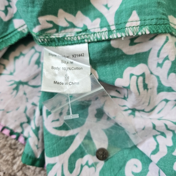 XiRENA Aurie 100% Cotton Puff Sleeve Mini Dress Pockets Size Medium New No Tag - Picture 14 of 16